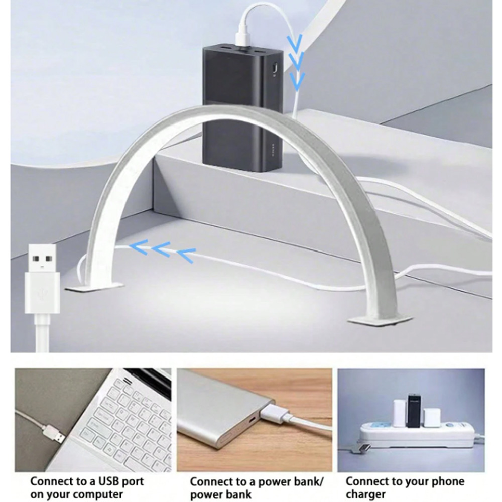 Outdoor Furniture Aluminium - Nail Lamp 40/66CM Fill Light USB