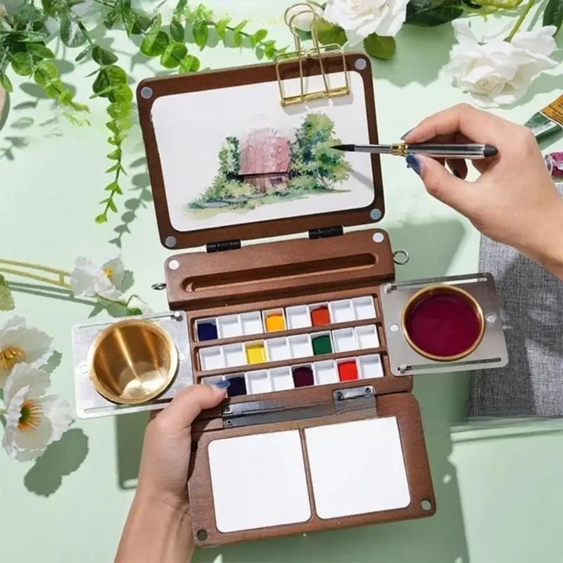 Foldable Wooden Paint Palette  - đánh giá và giá Outdoor Furniture Paint