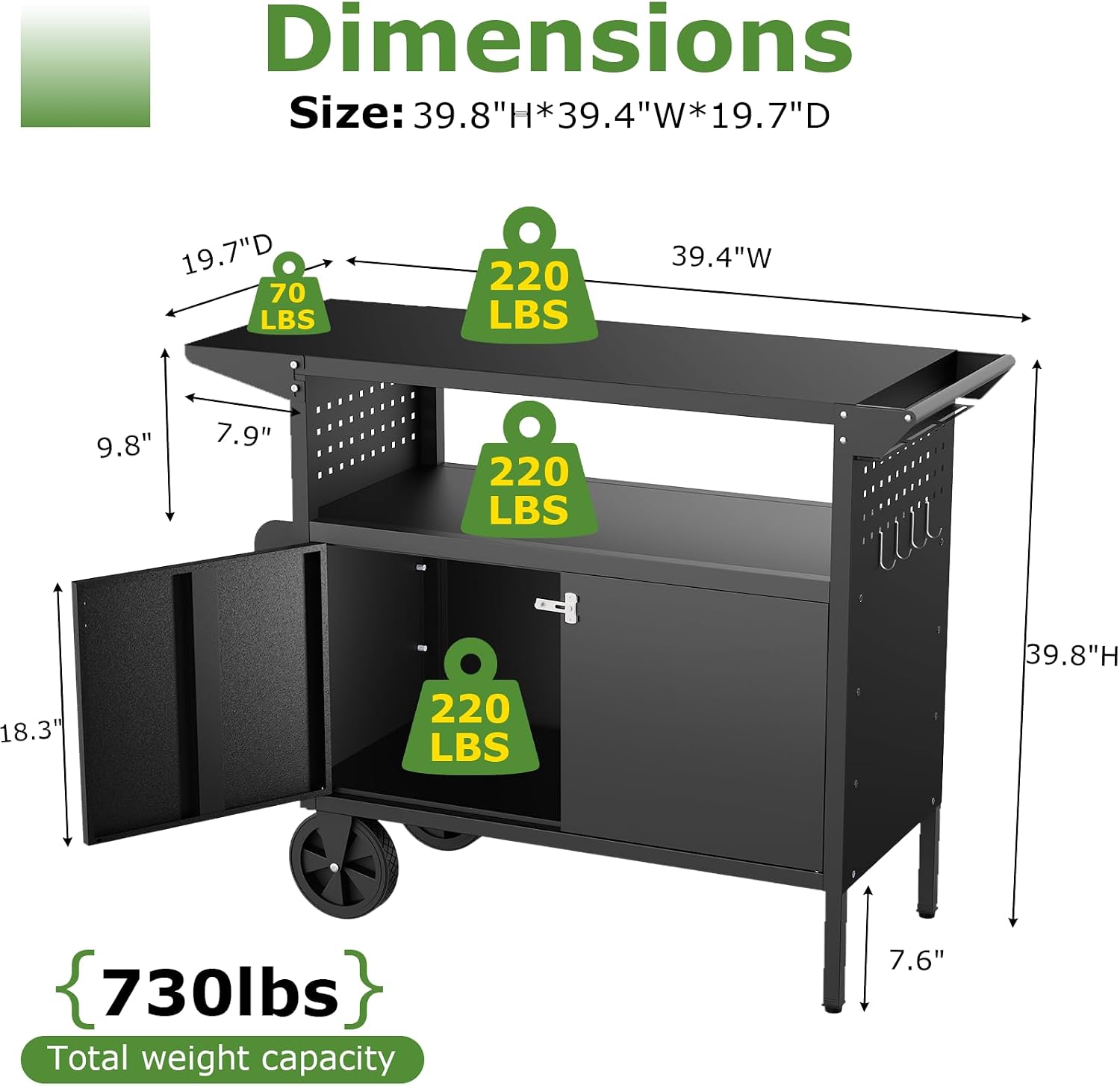 Outdoor Grill Cart Table With  - đánh giá và giá Outdoor Furniture Philippines