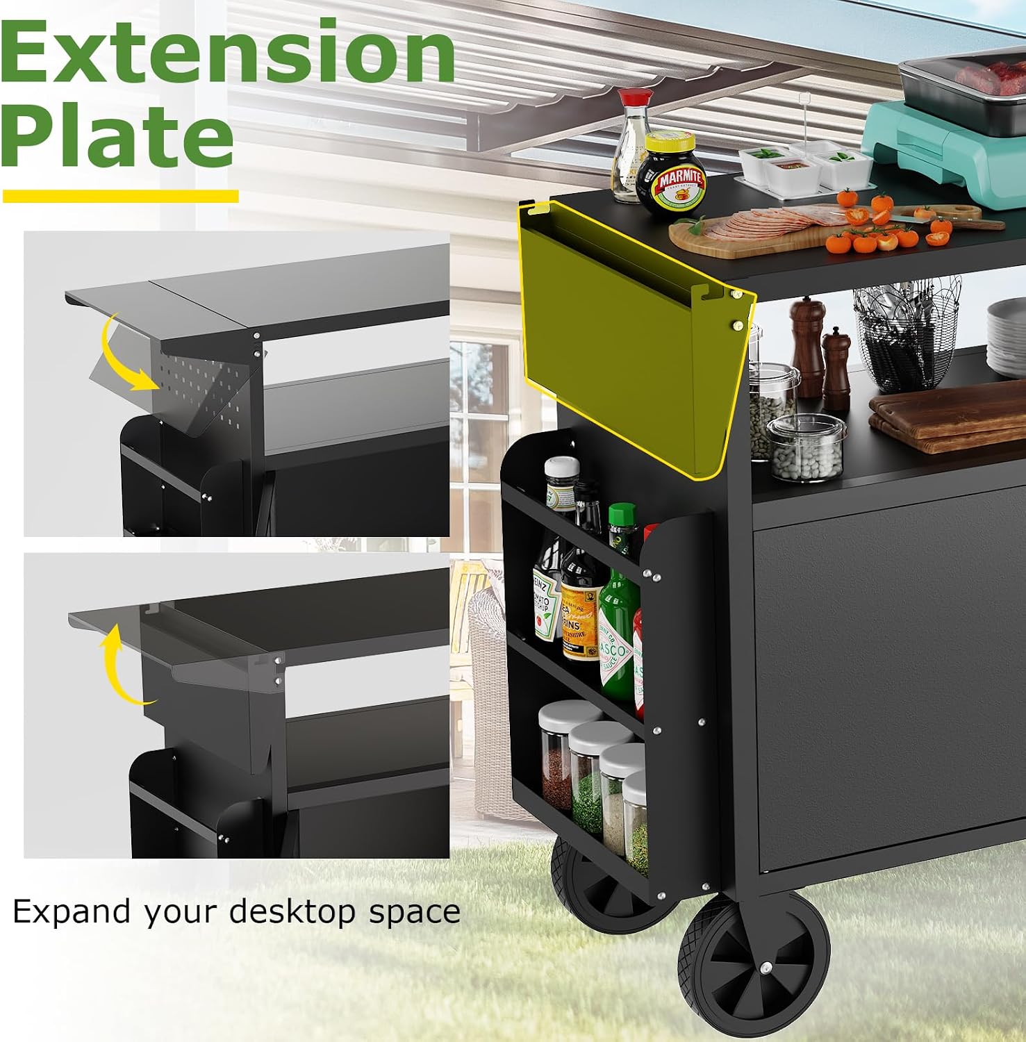Outdoor Grill Cart Table With  - đánh giá và giá Outdoor Furniture Philippines