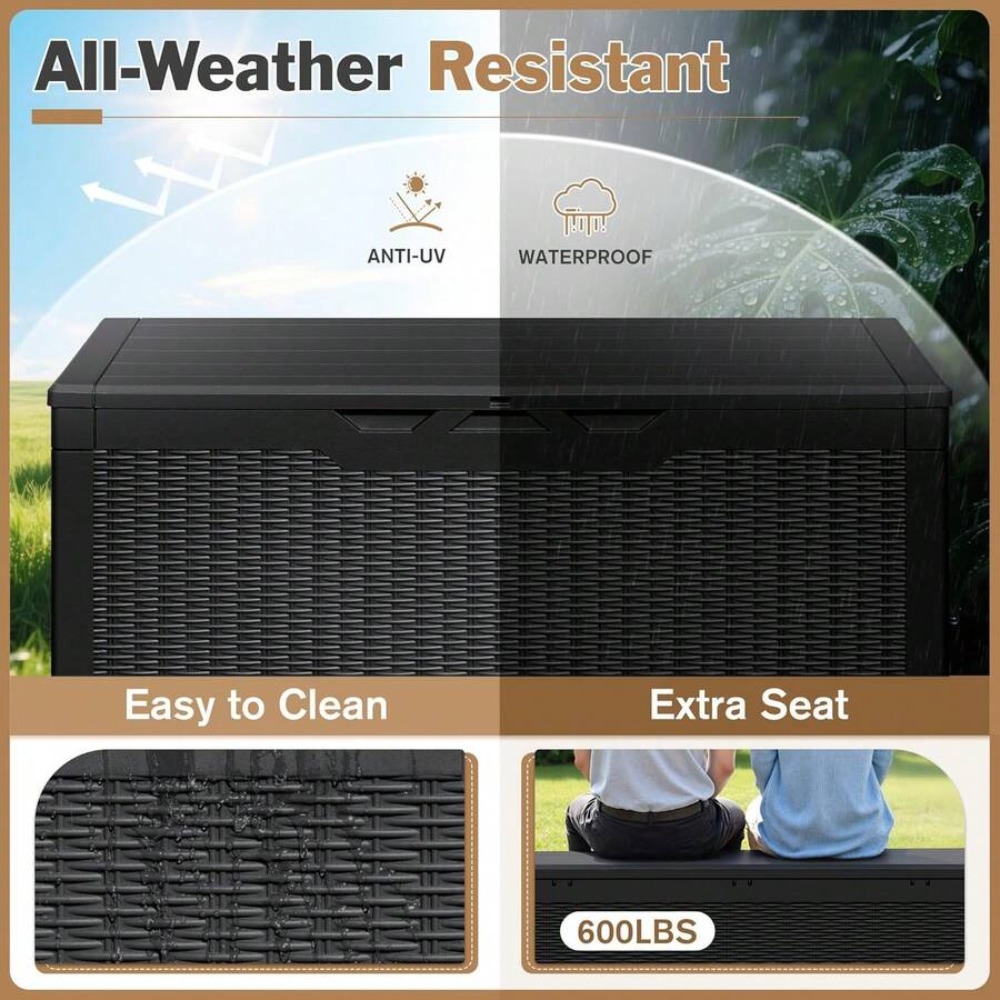 Large Lockable Outdoor Storage - đánh giá và giá Outdoor Furniture Cushion
