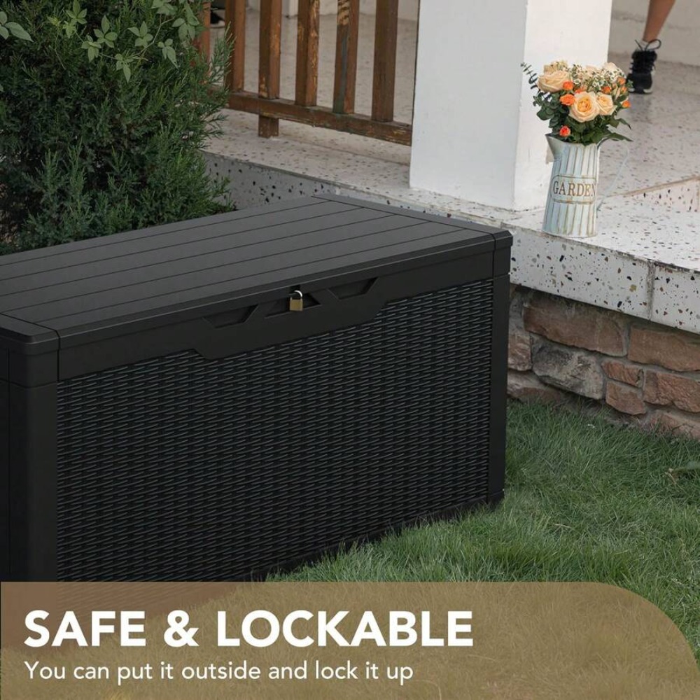 Large Lockable Outdoor Storage - đánh giá và giá Outdoor Furniture Cushion