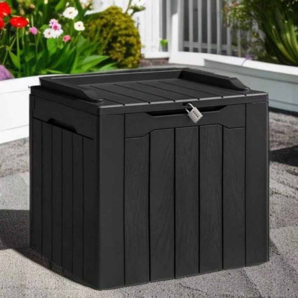 31 Gallon Resin Deck Box Water - đánh giá và giá Outdoor Furniture Cushion