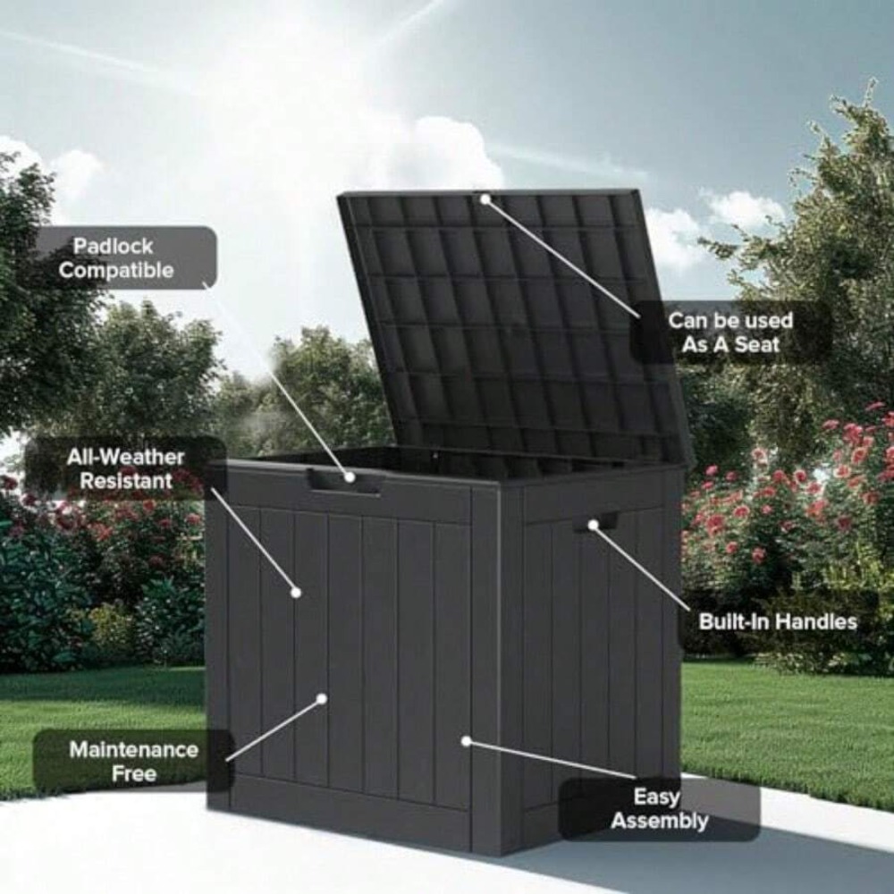 Outdoor Storage Box Resin Wate - đánh giá và giá Outdoor Furniture Cushion