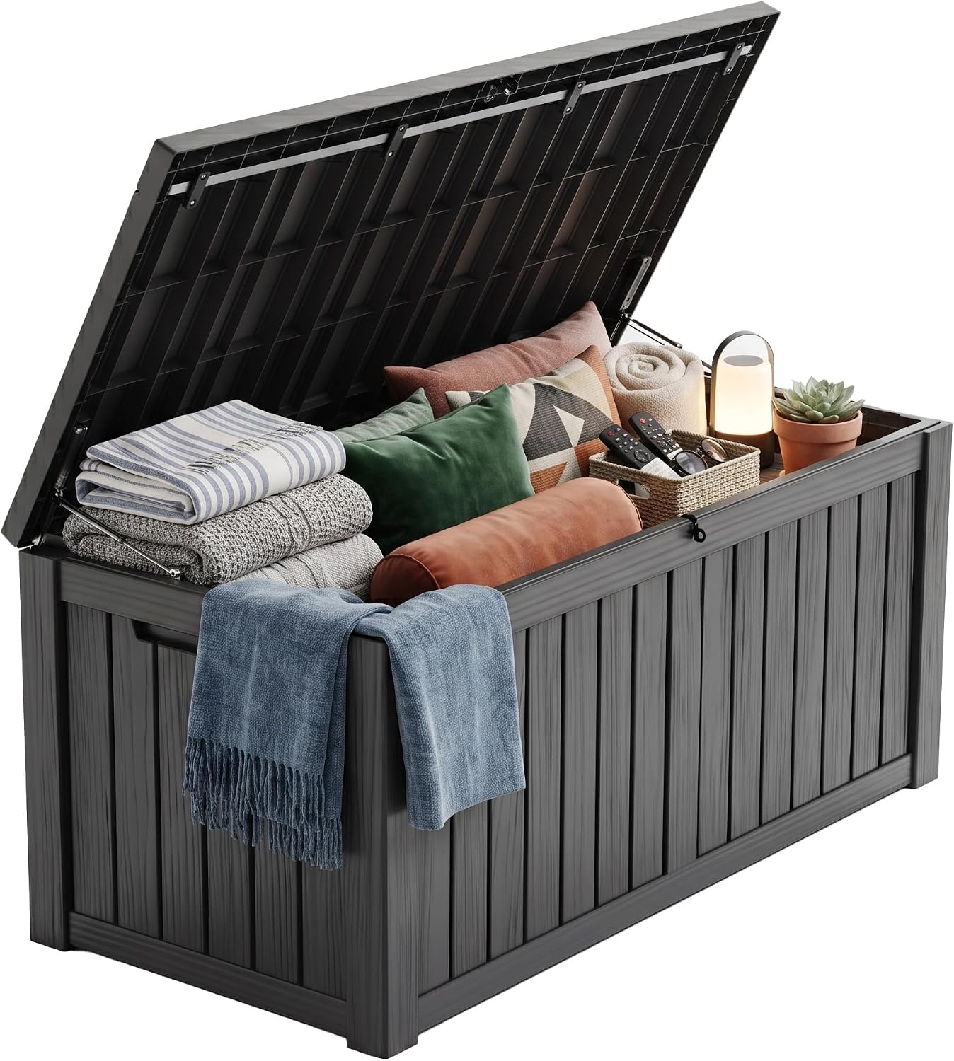 200 Gallon Lockable Resin Deck - đánh giá và giá Outdoor Furniture Cushion