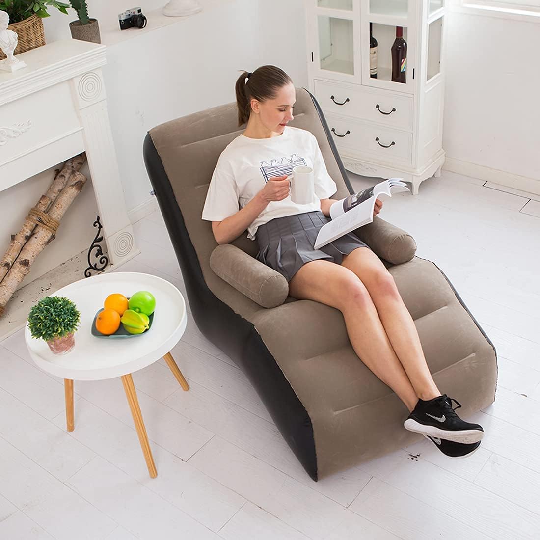 Folding Lazy Sofa,Inflatable L - đánh giá và giá Outdoor Furniture Philippines