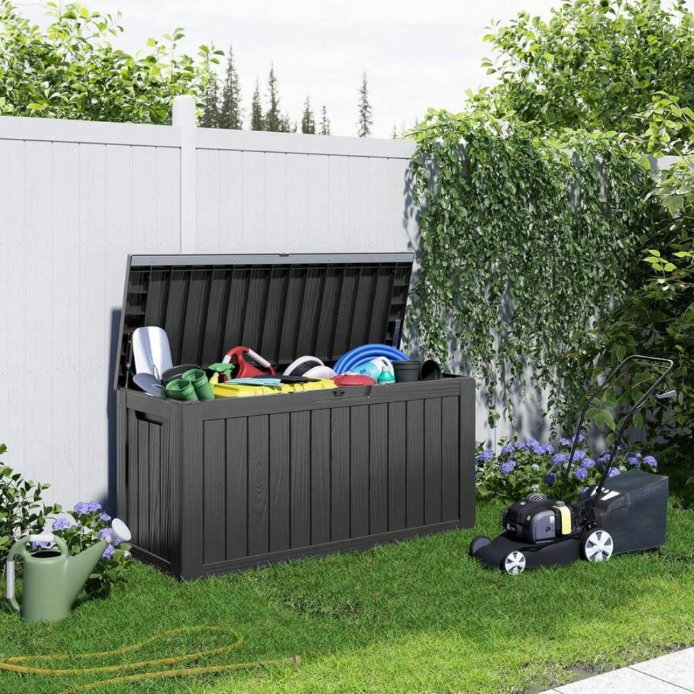 90 Gallon Lockable Resin Deck  - đánh giá và giá Outdoor Furniture Cushion