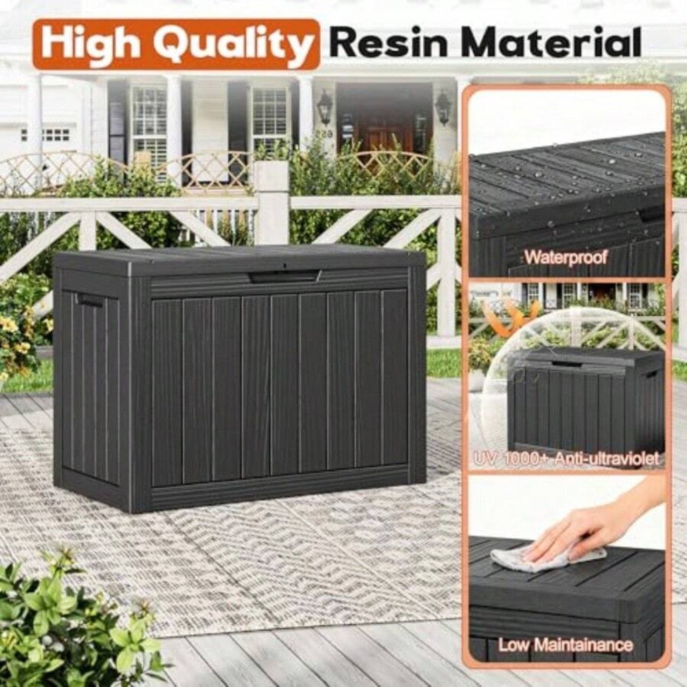 50 Gallon Outdoor Storage Box  - đánh giá và giá Outdoor Furniture Cushion